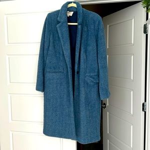 Loft blue pea coat